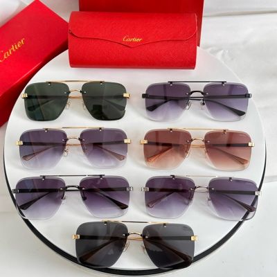 Cartier Green  Unisex Pure Titanium Eyeglasses 